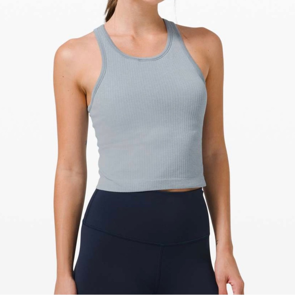 Lululemon Ebb To Street Racerback Crop Tank